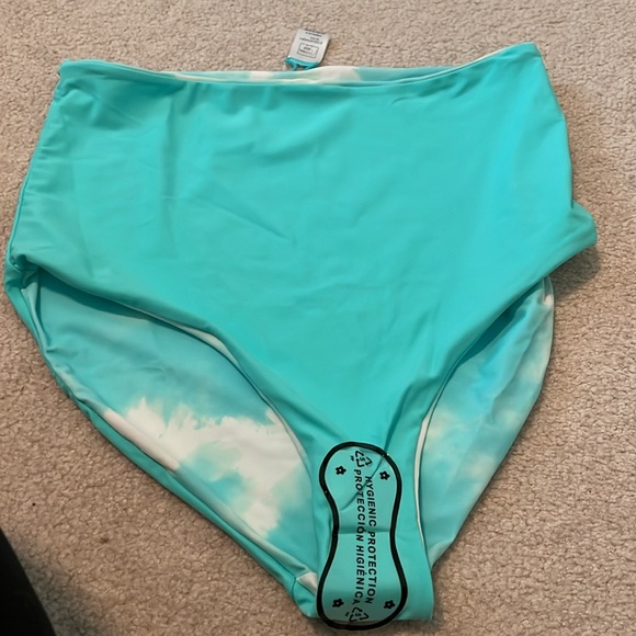 Coral reef high waisted bathing suit bottoms NWT - Picture 2 of 3
